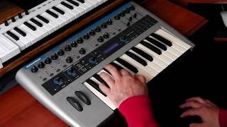 Video thumbnail for Novation K-Station polyphonic Synthesizer Superteclados.com by Superteclados