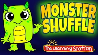 Monster Shuffle 👻  Halloween Dance Songs for Kids 👻 Halloween Songs by The Learning Station
