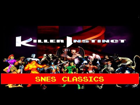 Playing Killer Instinct (1995) (Snes) for the first time...(Easiest Difficulty)