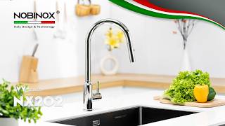 VÒI RỬA BÁT DÂY RÚT NOBINOX IVY NX202 video 1