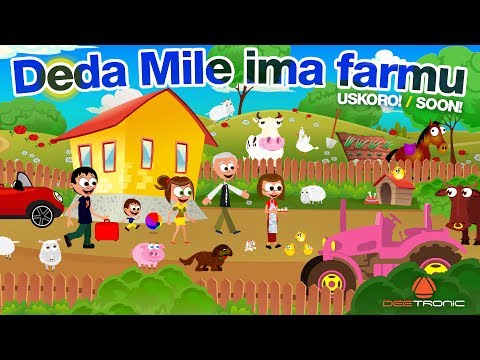 Deda Mile ima farmu - NAJAVA | Old MacDonald had a Farm - INTRO | Nursery Rhymes