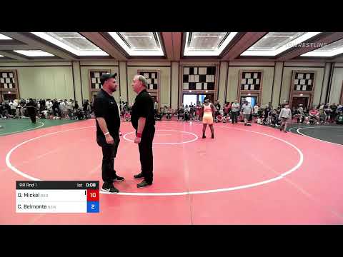 250 Lbs Rr Rnd 1 - Denarii Mickel, Bad Karma Wrestling Club Vs Christopher Belmonte, New York C553