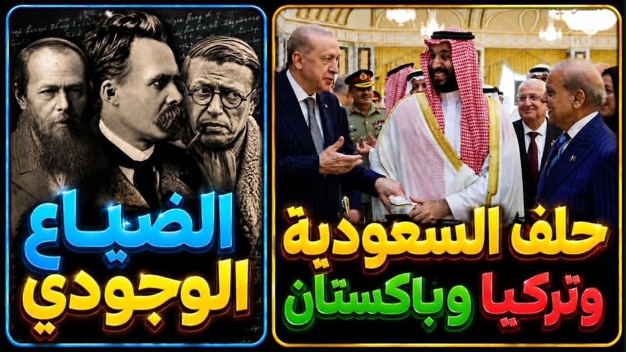 اتفاق مكة: حلف السعودية وتركيا وباكستان | نيتشه وسارتر ودوستويفسكي والضياع ا?