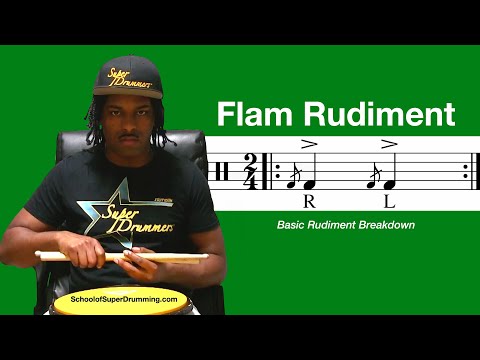 BASIC FOR DRUMMERS | Flam Rudiment Breakdown