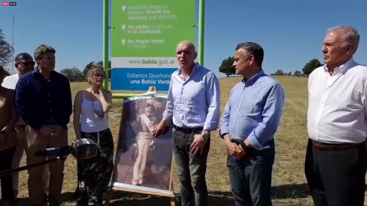 José Luis Espert y Carolina Píparo en el Bautismo Ciudadano del Parque Ecológico de Bahía Blanca …