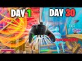 30 Days Of Fortnite Progress With 4 Paddles