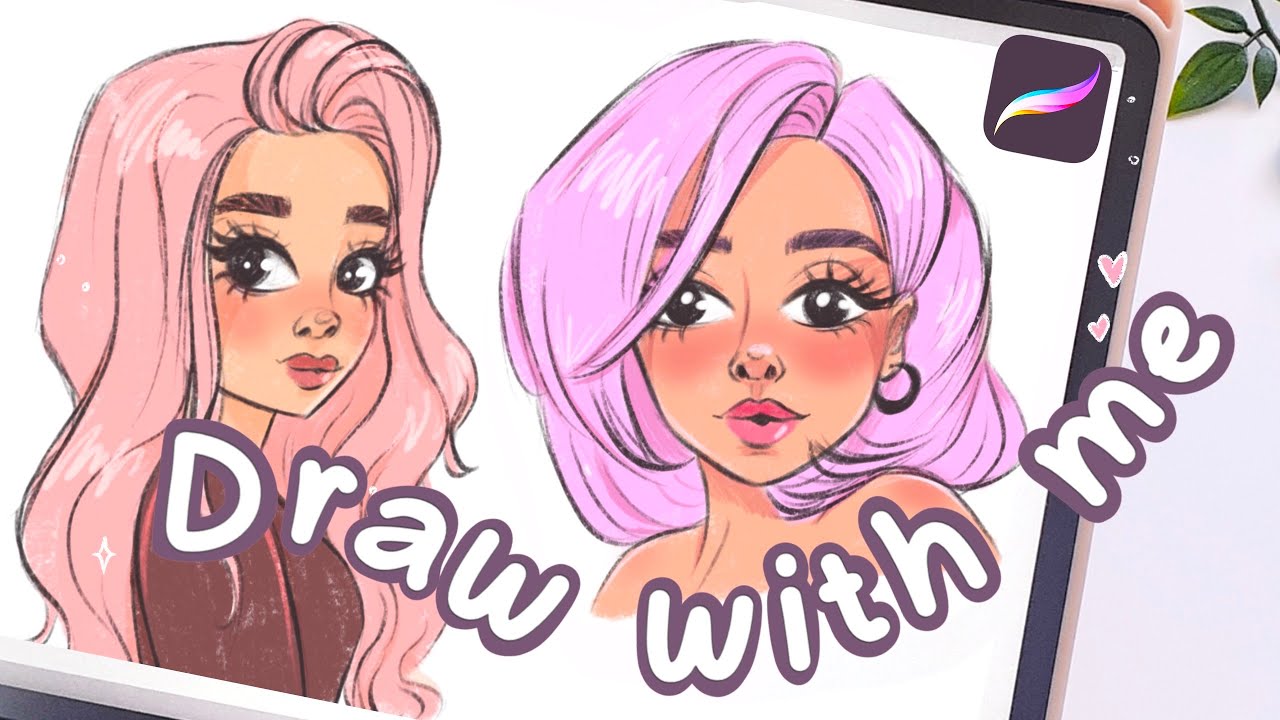 How I use Procreate to draw digitally on the iPad ♡ DRAW WITH ME