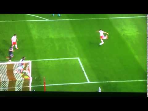 CHL AT.MADRID VS BENFICA 1-1 GOAL GAITAN 30.9.15