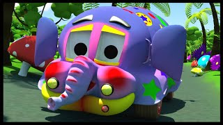 The Wheels On The Bus Go Round And Round - English Nursery Rhymes for Children, Kids and Babies.