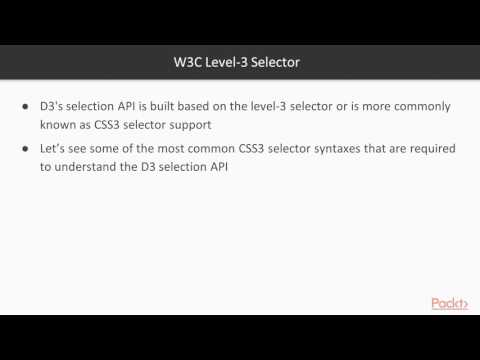 Introduction to D3 : Introducing Selection | packtpub.com