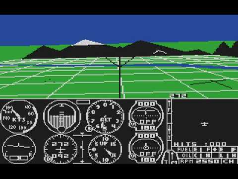 flight simulator atari xe