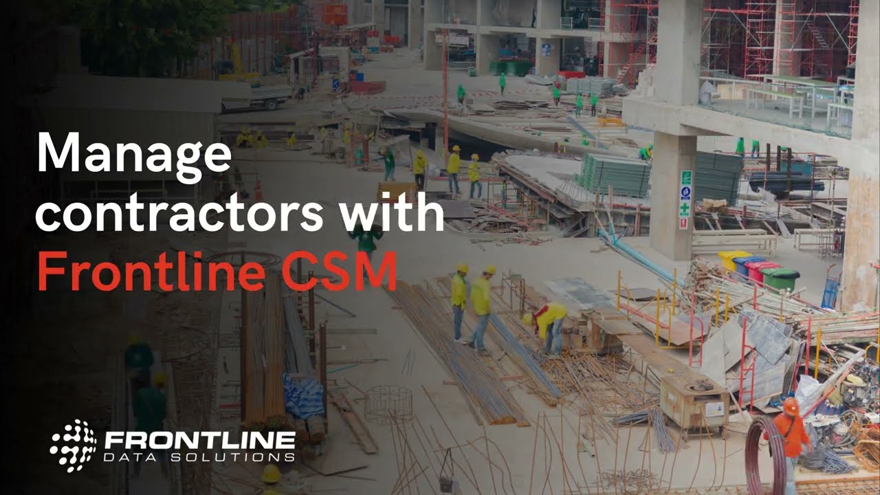 Frontline's Contractor Safety Management Software