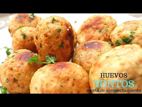 CON 2 HUEVOS y PAN 😋😍 HUEVOS TONTOS 😋😍 RECETA de APROVECHAMIENTO (fácil y barata)
