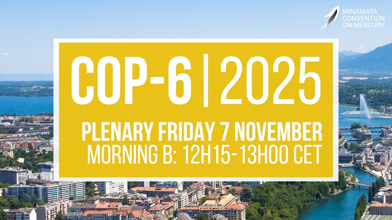 #MinamataCOP6: Morning Plenary B (7 November 2025)