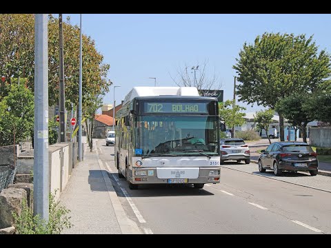 3162 STCP - MAN NL313 CNG Salvador Caetano CityGold MAN 2KD - Linha / Line 702 (parte / part 2)