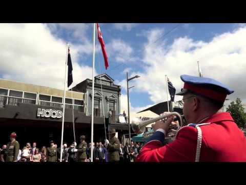 Highlights of 2015 Anzac Service and Moore-Jones Statue Unveiling
