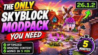 The ONLY Skyblock Modpack You Need in 26.1.2 WITH ODIN CLIENT (Install In 5 Minutes)