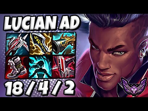 Lucian vs Jhin ADC [ TripleKill ] Lol Korea Master Patch 14.17 ✅