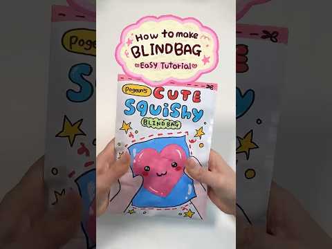 How to make paper Blind bag Easy Tutorial