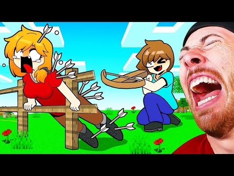 The Epic Rescue of HEROBRINE! Alex and Steve Life (Minecraft Animation)