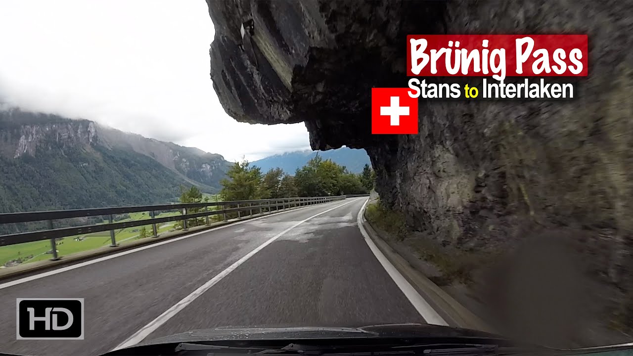 Driving from Stans to Interlaken via Brünig Pass – Scenic Drive Switzerland!