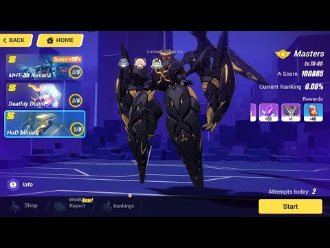 Honkai Impact 3 Masters Memorial Arena Top 100 [100885] (11/26/2021)