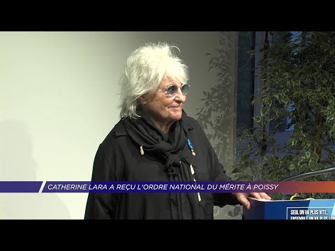 Yvelines | Catherine Lara a reçu l'ordre national du Mérite à Poissy