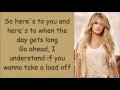Carrie Underwood ~ Smoke Break (Lyrics)