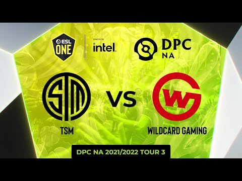 TSM vs Wildcard Gaming | Game 1 | DPC NA Tour 3 - ESL One Summer 2022: Division 1