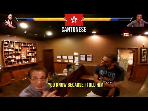 Black Man Engages Chinese Owner in an intense Language Speaking Duel  ((IN RETROSPECT))