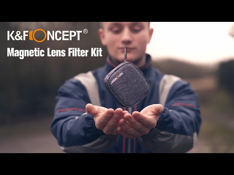 4 in 1 Magnetic Lens Filter Kit MCUV+CPL+ND1000+Adapter Ring | K&F Concept