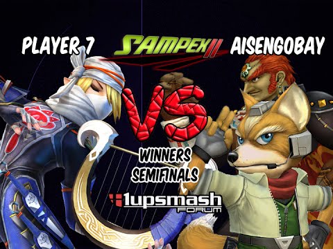 SAMPEX II Project M 3.5 Winners Semi Finals 2 - Player 7 [Sheik]  vs Aisengobay [Ganondorf/Fox]