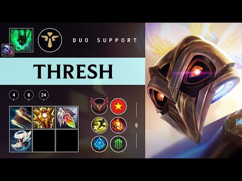 Thresh Support vs Jarvan IV - VN Grandmaster Patch 25.24