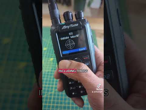 How to get satellite tracking working on Anytone 878 II Plus #anytone #dmr #tracking #radio