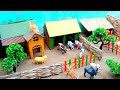 DIY How To Make A Beautiful House Animals Farm Bullock Cart
