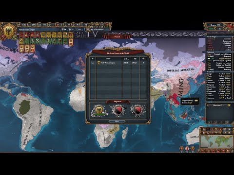 World conquest with Austria Timelapse | EU4