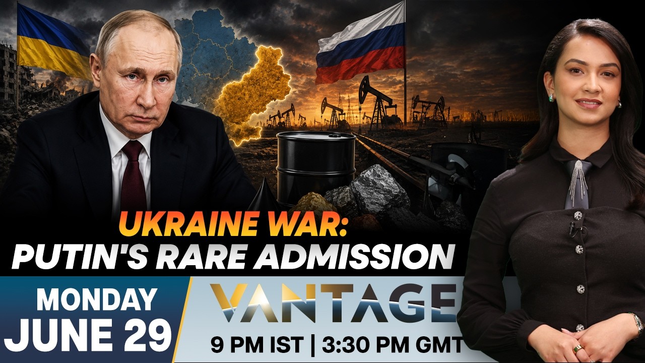 Putin: 'Going Through Tough Period' Amid Escalating Ukraine Drone Strikes | Vantage on Firstpost