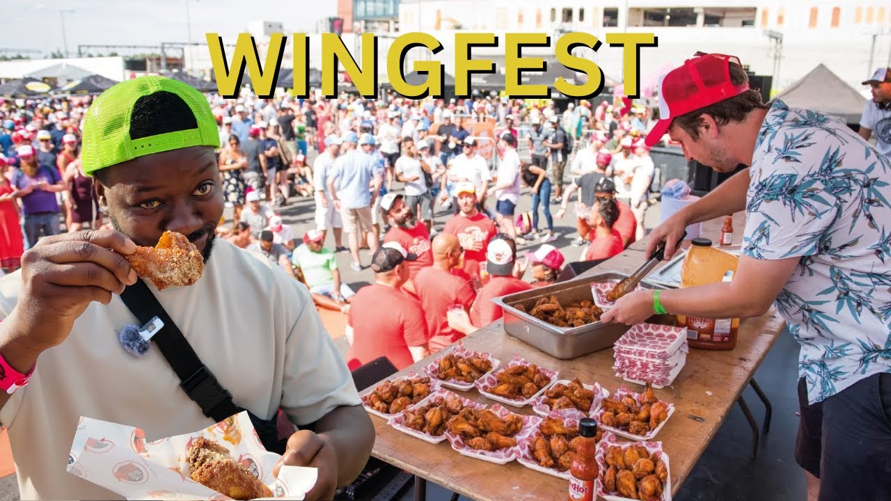 The BIGGEST WING Festival in the WORLD | CHICKEN WINGS & MUCH MORE!