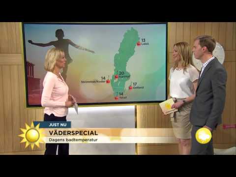 Ska du ta ett topp? Så höga är badtemperaturerna runt om i landet - Nyhetsmorgon (TV4)