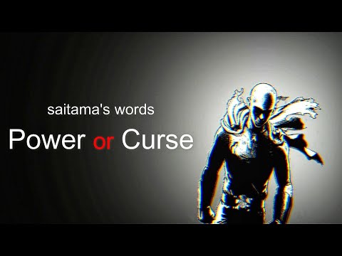 power or curse - one punch man | saitama's quotes | speech | The legend quotes | The Boy In Yellow |