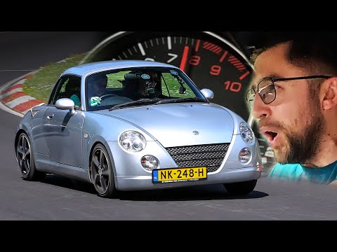 Thumbnail for MONSTROUS Daihatsu Copen Attacking The Nürburgring! by Daihatsu Copen