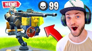 the BEST WAY to use the NEW Turret in Fortnite!
