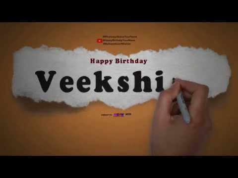 Happy Birthday Veekshith | Whatsapp Status Veekshith