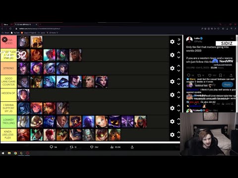 Nemesis Reacts to Perkz Mid & Bot Tierlist for Worlds 2023