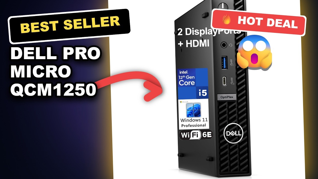 Dell Pro Micro QCM1250 Review: Is This Tiny Business PC Worth It? review video