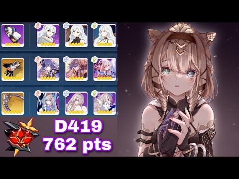 [Honkai Impact 3] SEA - Ex-Abyss Red Lotus (D419) - HoD Minion 762 pts - HB AE RC (Fuxi 3*)
