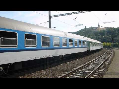 Odjezd vlaku R 785 + příjezd vlaku EC 172 Vindobona ► stanice Ústí nad Labem hl.n.