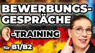 B1/B2 Hörverstehen Deutsch: Bewerbungsgespräche – ruhig, realistisch, alltagstauglich