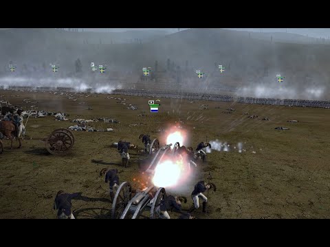 Battle Report: Massive 15,000 vs 15,000 4v4 Multiplayer land battle -|- Napoleon Total War FCN