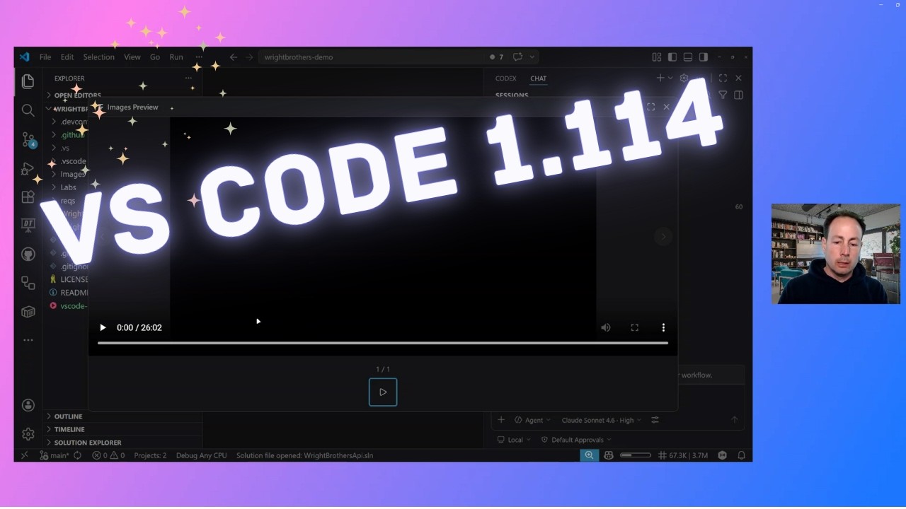 Visual Studio Code and GitHub Copilot - What's new in 1.114